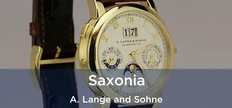  Saxonia A. Lange and Sohne
